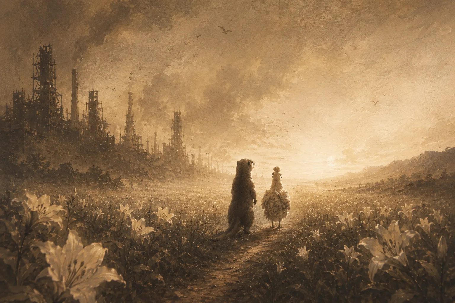 An atmospheric illustration for Become