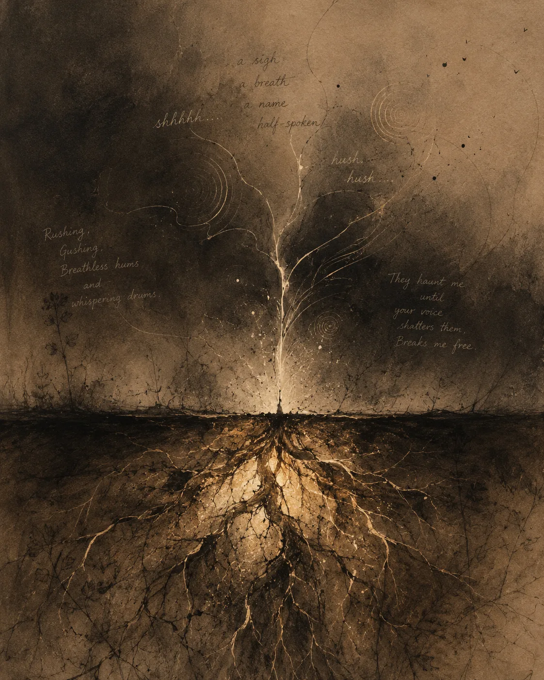 An atmospheric illustration for Silence Breaks