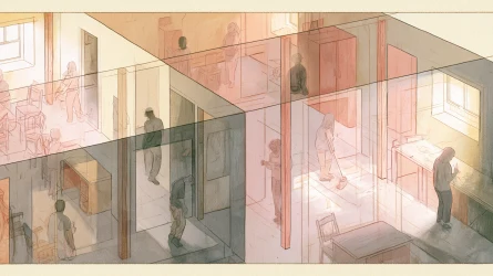 A symbolic recovery scene focused on honest contact with reality, responsibility, and the discomfort that protects growth.