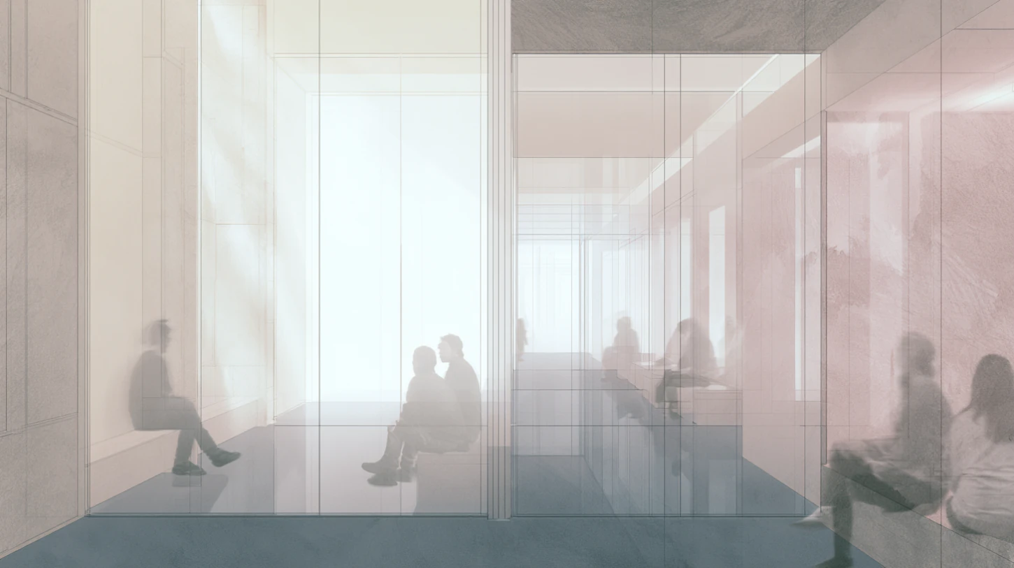 Quiet communal recovery interiors where emotionally difficult conversations and moments of accountability unfold within a calm structured environment grounded in honesty and awareness.